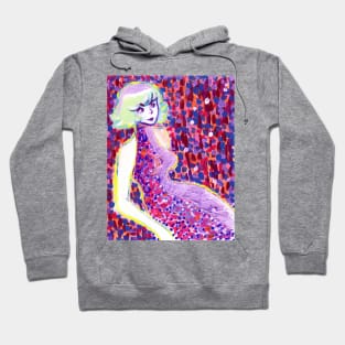 Pointillist Lady Hoodie